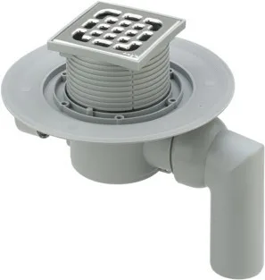 Viega Badablauf 4935.3 in 40x50mm Kunststoff grau 557126
