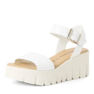 Tamaris - Da.-Sandalette white leather - Gr. - 38
