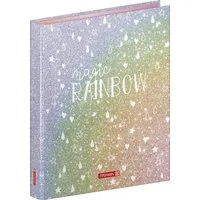 BRUNNEN Ringbuchmappe Ringbuch A4 2R 20mm Magic Rainbow
