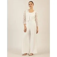 Apart Jumpsuit mit kurzem Spitzenjäckchen