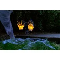 Northpoint LED Dekofigur Halloween Batterie Deko LED Schädellicht mit 2xAA Batterien