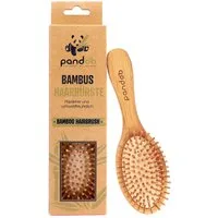 pandoo Haarbürste Bambus Haarbürste mit Naturborsten