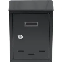 TRIZERATOP Briefkasten Briefkasten 285x200x60mm graphit (Briefkasten 285x200x60mm graphit, Briefkasten 285x200x60mm graphit)