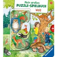 Mein großes Puzzle-Spielbuch - Wald / Mila Rulff