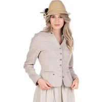 Spieth & Wensky Trachtenjanker Walkjacke Damen - HALFING - creme