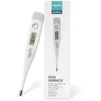 EUROPAPA Fieberthermometer Digitales Fieberthermometer für Babys, 1-tlg., Kinder und Erwachsene, Thermometer für oral, axillar oder rektal, wasserdicht mit Fieberalarm