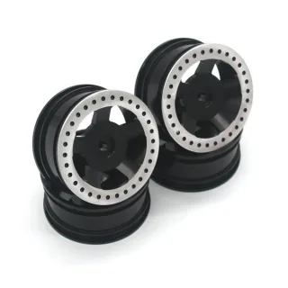 4PCS Upgraded Metal Rims Wheels Rubs 12mm Hex for MN128 MN86S G500 1/12 RC Car Vehicles Models Spare Accessories