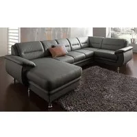 sit&more Wohnlandschaft Mailand U-Form, B: 312 cm, optional Bettfunktion