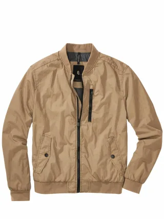 Mey & Edlich Herren Bombington-Jacke Braun 68 % Baumwolle, 32 % Polyamid