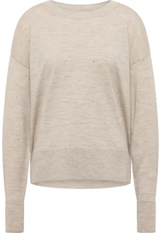 ETERNA - Strick Pullover sand - Gr. - M/Langarm