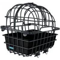Fahrradkorb Mijnen Pieper Hinterrad-Tierfahrradkorb Luna Alu schwarz 50x36x50cm mi