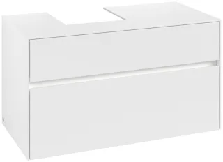 Villeroy & Boch Waschtischunterschrank Collaro C095B0 1000x548x500mm mit Beleuchtung White Matt C095B0MS