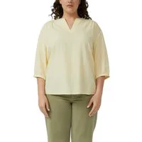 s.Oliver CURVE Schlupfbluse 3/4-Arm mit Viskose/Große Größen