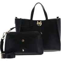 U.S. Polo Assn. Schultertasche Double Handle With Extra Bag (Set, 2-tlg)