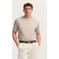 bugatti T-Shirt elegant mit Rundhals