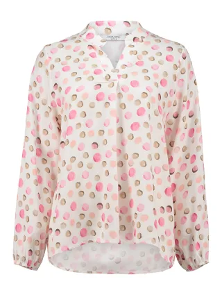 Zabaione - Blouse Jo44sy shiny pink - Gr. - XL