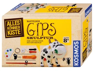 Kosmos 604066 - AllesKönnerKiste Gips-Skulptur Gelb