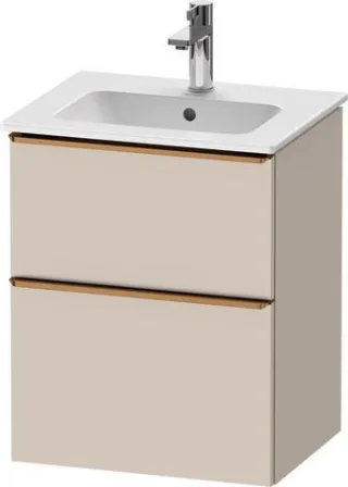 Duravit D-Neo Waschtischunterbau wandhängend Taupe Matt 510x402x625 mm - DE4360004910000 DE4360004910000