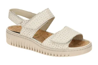 Waldl?ufer 630002 160 111 Damen Sandale K-VALERIE Grau perl flexibel mit Keil...