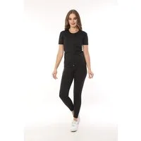 herémood Trainingsshirt Damen-Zipper Kurzarm Sauna-T-Shirt/Thermo-Sauna-Anzug/Body Shaper