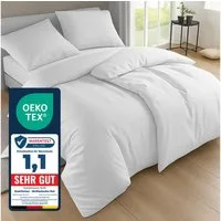 Komfortec Bettwäsche Premium, 135 x 200 bis 220 x 240 cm, 6 verschiedene Größen zur Auswahl, gebürstet 100% Mikrofaser, 4 teilig, Superweiches Bettwäsche-Set, Knitterfrei, Atmungsaktiv