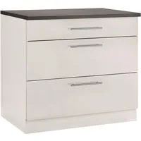 wiho Küchen Unterschrank Cali 90 cm breit, mit 2 großen Auszügen