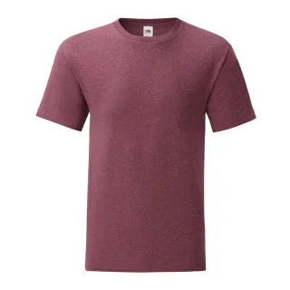 Fruit of the Loom - "Iconic" T-Shirt für Herren/Damen Unisex (Heide Burgund)