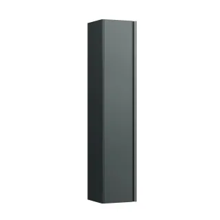 LAUFEN Hochschrank BASE 335x350x1650 1Tür Scharn. li 5 Ablg. Griff alu eloxiert verkehrsgrau, H40303 H4030311102661
