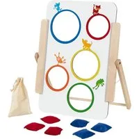 goki Spielzeug-Gartenset Zielwurfspiel für Klein und Groß