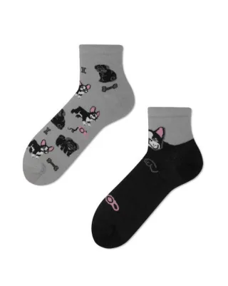 many mornings - Socken mit Motiv grau - Gr. - 38