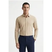 BOSS Langarmhemd HANK Kentkragen, Performance-Stretch-Jersey