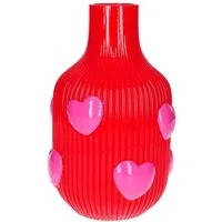 Giftcompany Dekovase L'amour Vase Herzen rot 25cm (Vasen)