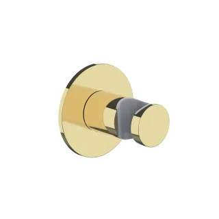 Herzbach LIVING SPA Konuswandhalter 70 rund PVD Gold, 30.994100.1.03 30.994100.1.03