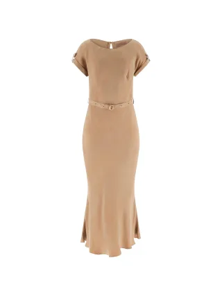 Guess - DALIA BELTED DRESS WET SAND - Gr. - S