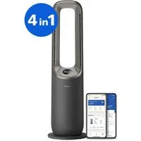 Philips Luftreiniger AMF970/10 AirPerformer 4-in-1, Reinigen, Kühlen, Heizen & Befeuchten, für 48 m² Räume, mit App-Verbindung, Fernbedienung