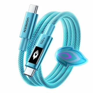 Ugreen x Honkai: Star Rail L509 5A PD100W Type-C to Type-C Cable with Smart Animation Display PD3.0 Fast Charging Data T