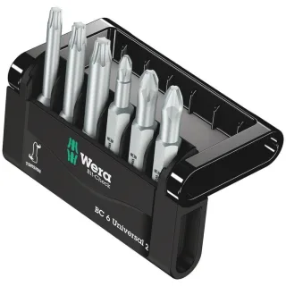 Wera Bit-Check 6 Universal 2, 6-teilig - 05056473001