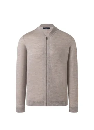MAERZ Muenchen - Strickjacke Zip 1/1 Arm iced latte