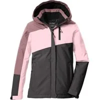 Killtec Funktionsjacke KOW 218 GRLS JCKT Winddichte, wasserdichte Kinderjacke mit verstellbarer Kapuze