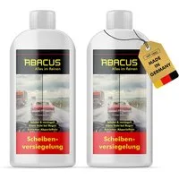 ABACUS Fleet Magic Nanoversiegelung, Glasversiegelung, Lotusversiegelung, Scheibenversiegelung (Regenabweiser mit Abperleffekt, 2 St., 2x250ml), Deutschlands bekannte Scheibenversiegelung mit Lotuseffekt