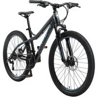 Bikestar Mountainbike 26 Zoll, ab 155 cm, Aluminium, Damen, Herren, 21 Gang Shimano Tourney RD-TY300 Schaltwerk, Kettenschaltung, Scheibenbremse, Rahmen 40.6 cm, Hardtail