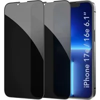 AVANA Schutzfolie Panzerglas für iPhone 17e / 16e Sichtschutz 9H Display Schutzglas, (2-St), Panzerfolie, Anti-Spy