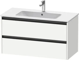 Duravit Ketho.2 Waschtischunterbau wandhängend Weiß Matt 1010x480x550 mm - K25264018180000 K25264018180000