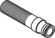 Hansgrohe Stutzen Axor 3-Loch Wandauslauf , 97230000 97230000