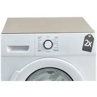 Tabletop Antirutschmatte Waschmaschinen-Auflagen 2er beige rutschfest, waschbar, 2-St., Textil-Finish Gummi-Matte als Trockner Waschmaschinen-Unterlage