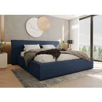 99rooms Polsterbett Tivio (Schlafzimmerbett, Polsterbett), 140–200x200 cm, Velours VOSS, mit Lattenrost & Bettkasten