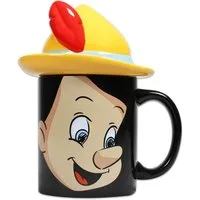 Half Moon Bay Tasse Disney 3D Tasse Pinocchio, 1-tlg., abnehmbarer Deckel, Shaped Look