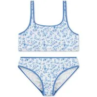 Abercrombie Kids Bustier-Bikini AFG SCOOPNECK 2 PC SWIMSUIT (2-St) mit floralem Muster, für Girls