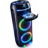 Reflexion PS10BTCD mit eingebauten CD-Player und XMR Bass Technology! Party-Lautsprecher (Bluetooth, 480 W, Bluetooth, Radio, CD-Laufwerk, Disco-Licht Effekte, Super Bass-Taste)