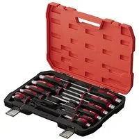 Walter Stahl Germany control Schraubendreher 12-teiliges Schraubendreher-Set, Schraubenzieher Koffer, (Set, 12 St., 12-teiliges Schraubendreher-Set), Magnetisch